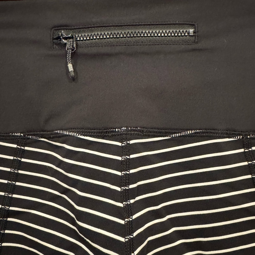LULULEMON Runday Crop Legging Parallel Stripe RARE - Picture 7 of 10